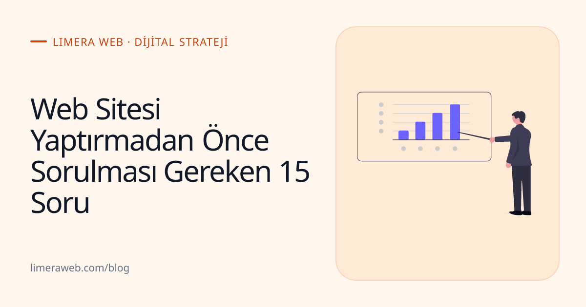 Web sitesi projesi öncesi sorular rehberi kapak görseli